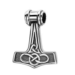 JEVELION Thor-Hammer-Anhänger 925 Sterling-Silber für Herren von JEVELION