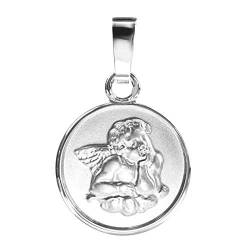 Schutz-Engel-Anhänger Silber-Anhänger 925 Sterling Silber für Damen, Herren und Kinder als Kettenanhänger + Schmuck-Etui von JEVELION