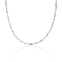 JEWLIX 925 Silberkette: Königskette Silber 2mm breit - Länge frei wählbar KK0020 von JEWLIX