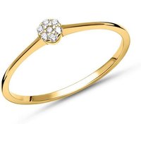 JEWLIX Goldring JEWLIX Ring für Damen aus 9-karätigem Gold mit Zirkonia von JEWLIX