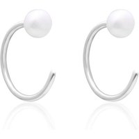 JEWLIX Paar Ohrstecker 925er Silber Ear Cuffs für Damen mit Süßwasserperlen von JEWLIX von JEWLIX