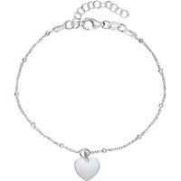 JEWLIX Silberarmband 925er Silber Armband Herz für Damen von JEWLIX von JEWLIX
