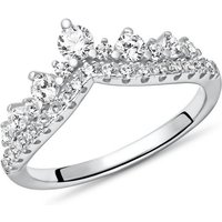 JEWLIX Silberring Ring für Damen aus Sterlingsilber mit Zirkonia von JEWLIX (silber, 48) von JEWLIX