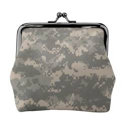 Armee Digital Camouflage Print Multifunktions Geldbörse Mode Münze Geldbörse Karte Tasche Unisex, Schwarz , Einheitsgröße von JEWOSS