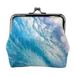 Ocean Print Multifunktionale Geldbörse Mode Münze Geldbörse Karte Tasche Unisex, Schwarz , Einheitsgröße von JEWOSS