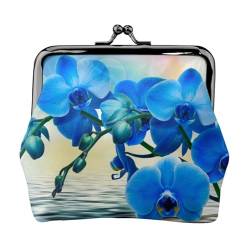 Schöne Blume Druck Multifunktionale Geldbörse Mode Münze Geldbörse Karte Tasche Unisex, Schwarz , Einheitsgröße von JEWOSS