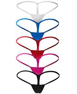 JFAN Damen Strings & Tangas Dessous Elastische Unterwäsche Gemischte Farben-5 S von JFAN