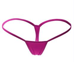 JFAN Damen Strings & Tangas Dessous Elastische Unterwäsche Rosa Rot L von JFAN