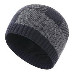 JFAN Hut Mütze Herren Hut Carhartt Mütze Damen Beanie Carhartt Herren Beanie Herren Elastizität Strickmütze Cap Unisex,Blau,One Size von JFAN