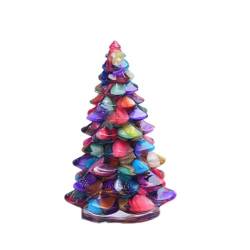 JFLDVUMJUM 1 Stück natürliche handgefertigte Form Kristallkies DIY Harz Handwerk Baum Weihnachtsstatue Heimdekoration Souvenir Schöner Kristall ZAOQINIYIN (Color : Choi Bei_1pc) von JFLDVUMJUM