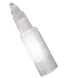 JFLDVUMJUM 10CM-20CM Natürlicher Quarzkristall Selenit Turmlampe Home Decor Probensammlung 1PC Wunderschöner Kristall ZAOQINIYIN (Color : 1pc 15cm) von JFLDVUMJUM