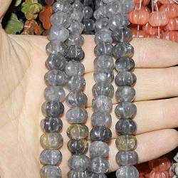Natürliche Halbedelsteine, lose Perlen, 14 x 10 mm, Kürbisperlen, handgefertigt, DIY-Armband, Halskette, Schmuckzubehör – (Farbe: 5; Artikeldurchmesser: 12 x 8 mm) ZAOQINIYIN ( Color : 8_14x10mm ) von JFLDVUMJUM