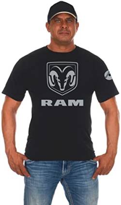 JH DESIGN GROUP Dodge RAM Cummins T-Shirt für Herren, Rundhalsausschnitt, Schwarz, Schwarz, 3X-Groß von JH DESIGN GROUP