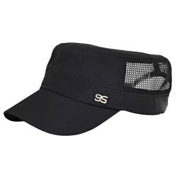 Herren Baseball Cap Sonnenhut Mesh Damen Baseballmütze Sommerhut Schnell trocknend Baseball Kappen Sport Cap Flatcap, Frühling und Sommer Bedarf von JIAHG