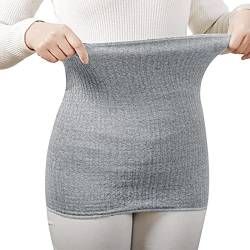 JIAHG Damen Herren Elastisch Nierenwärmer Bauchwärmer Wärmegürtel Weiche Dicken Baumwolle Rückenwärmer Leibwärmer Taillen Hüftwärmer Winter Bauch Taille Unterstützung Beschützer Gürtel Band von JIAHG