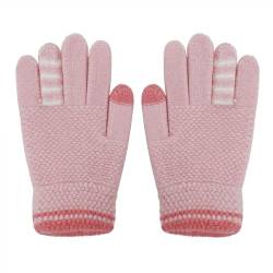 Kinder Fingerhandschuhe Herbst Winter Warm Handschuhe Fäustlinge mit Plüsch Futter Süß Gloves Skihandschuh, 3-8 Jahre alt, Skifahren Snowboarding Spielen Laufen Bedarf von JIAHG