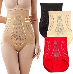 JIANGML IONSTech Unique Fiber Restoration Shaper, Damen Elastisch Body Shaper,Butt Lifter Unterhose, Hip Enhancer Shapewear,Bauchkontrolle Bauchweg Unterhose Hohe Taille Shapewear von JIANGML