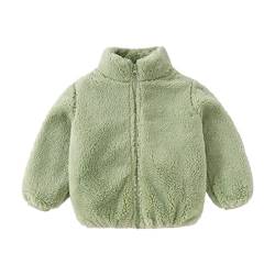 Plüschjacke Kinder Mädchen Jungen Winter Warme Polar Fleecejacken Baby Fleece Oberbekleidung Reißverschluss Fleecemäntel Jacke Mit Kapuze Outwear Winterjacke Parka Jacke Steppjacke von JIANGML