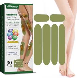 Wormwood Leg Slimming Patches, 2023 Herbal Legs Cellulite-Reduktion Pflaster, Natural Leg Fat Burners Lifting Sticker, Wermut Oberschenkelpflaster, Straffendes Oberschenkel-Hebeband (1PC) von JIANGML