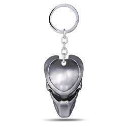 JIAORLEI Film Alien V Predator Schlüsselanhänger Predator Maske Metall Schlüsselanhänger für Geschenke Chaveiro Schlüsselanhänger von JIAORLEI