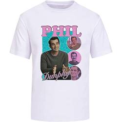 Vintage Phil Dunphy Homage Bootleg Rap Retro Cotton Tee White Mens T-Shirt M von JIATU