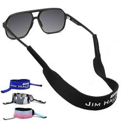 JIM HALO 4-Pack Sport Brillenbänder, Klassischem Neopren Schwimmend Brillen-Ketten, Sichern Sie Ihre Brille und Brille Farbe mischen von JIM HALO
