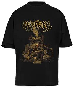 Sepultura - Arise Schwarzes Baggy Tee Unisex-T-Shirt in Übergröße von JINBETEE