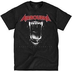 Airbourne - Black Dog Barking - Black T-Shirt Men T Shirt Summer T-Shirt Harajuku Short Sleeve Men Top 3XL von JINGYAN