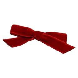 JISADER Haarspangen, Krawatten, rote Haarspange, dekorativer Haarschmuck, Samtschleife, Haarspange für Kleinkinder, Frauen, Kinder von JISADER
