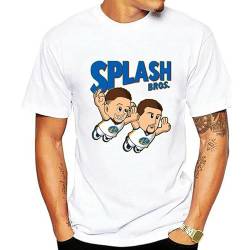 Steph Curry and Klay Thompson Splash Bros Tops Tee T Shirt Graphic Retro Tops T-Shirt von JISUAN