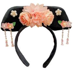 Chinesische Prinzessin Haarbänder Traditionelle Stirnbänder Prinzessin Kopfschmuck Kostüm Chinesische Prinzessin Qitou Mit Blumen Prinzessin Kopfschmuck von JIUJIUWO