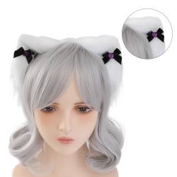 Ear Headbands With Devil Eye Animes Theme Gatherings Hairband Movie Enthusiasts Plush Headbands For Teens Adult Cats Ear Headbands Adult Size Cats Ear Headbands Makeup Cats Ear Headbands For Face von JIUJIUWO