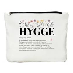 Hygge Definition Noun Kosmetiktasche, Hygge Geschenke, Make-up-Tasche, Kulturbeutel, inspirierende Geschenke für Frauen, Geburtstag, Freundschaft, Dankeschön, Geschenke für weibliche Dame, Schwester, von JIUWEIHU