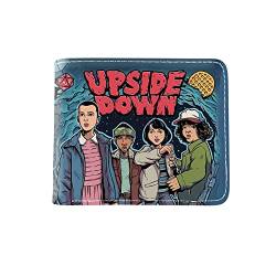 Unisex Stranger Wallet Dustin Eleven Cartoon Druck PU Leder Geldbörse Leder Bi-Fold Kurze Geldbörse Anime Cartoon Teenager Geldbörse, 5, Einheitsgröße von JIYAN