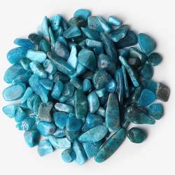 JJQEJMMT Naturstein-Kristall-Chip-Mineralien, rohe Proben-Kiessteine ​​für Heim-Aquarium-Dekoration, Nr. 1 Achat, 20 g (Color : No.13 Apatite, Size : 20g) von JJQEJMMT