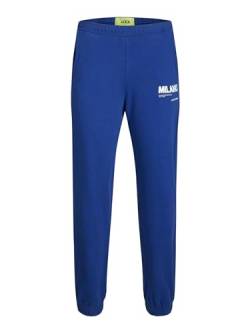 JJXX Damen JXBIANCA HW Relaxed Vint Sweatpants SN Jogginghose, Sodalite Blue/Print:Bright White Milano Print, M von JJXX