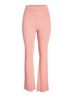 JJXX Damen JXLEIA Ribbed Knit Pants Hose, Coral Haze, M von JJXX