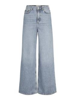 JJXX Damen JXTOKYO Wide HW CR6013 LN Jeanshose, Light Blue Denim, 26W / 32L von JJXX