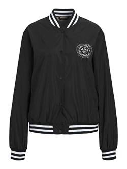 JJXX Damen Jjxx Jxash College Bomber Jacket, Schwarz, L von JJXX