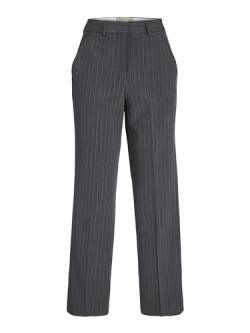 JJXX Damen Jxmary Striped Hw PNT Noos Chino Pants, Dark Grey Melange, 26W / 32L EU von JJXX