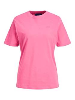 JJXX Women's JXANNA SS REG Every SMALL Tee NOOS T-Shirt, Carmine Rose/Print:Magenta Logo, XS von JJXX