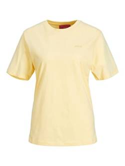 JJXX Women's JXANNA SS REG Every SMALL Tee NOOS T-Shirt, Sunlight/Print:Hemp Logo, L von JJXX