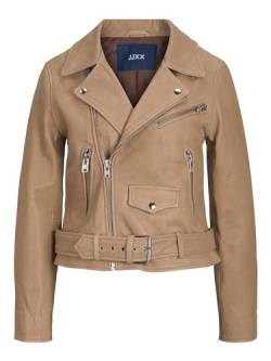 JJXX Women's JXHOLLY Leather Biker JKT NOOS Bikerjacke, Incense, XL von JJXX