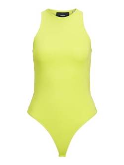 JJXX Women's JXIVY Tight SL Oneck Dream Body, Lime Punch/Print:Tonal Print, XL von JJXX