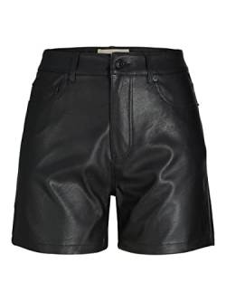 JJXX Women's JXKENYA Faux Leather Shorts, Black/Detail:Matte, S von JJXX