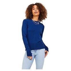 JJXX Women's JXLARA LS Soft Crew Neck Knit NOOS Pullover, Sodalite Blue, S von JJXX