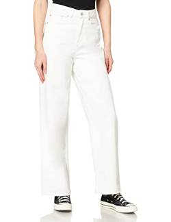 JJXX Women's JXTOKYO Wide HW NR6012 NOOS Jeans, White Denim, 25/30 von JJXX