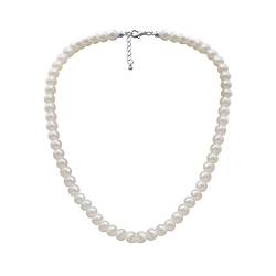 JKJF Kurze Perlen Ketten Elegant Modische Imitation Perlen Kette 1920s Perlen Halskette Retro Fasching Kostüm Zubehör für Frauen und Mädchen von JKJF