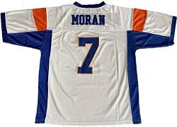 Blue Mountain State 7 Alex Moran Fußballtrikot, Blau / Weiß, Weiss/opulenter Garten, 3X-Groß von JKNAKN