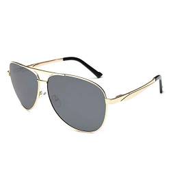 Evove 160Mm Herren Sonnenbrille Polarisiert Übergroße Riesige Sonnenbrille Für Menschen, die Anti Polar Luftfahrt Brillen Uv400 fahren, Gold Schwarz von JKNK